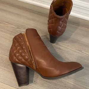 Brown Booties Size 8